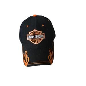 Vintage Harley Davidson Motorcycles Adjustable Back Cap